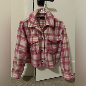 Zara oversized flannel